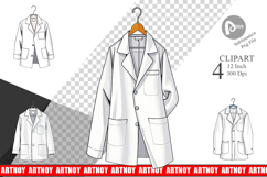 Doctor Coat Clipart Product Image 1
