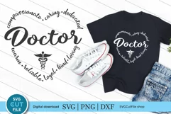 Your doctor friends and coworkers are going to love this super cute Doctor design - perfect for a shirt or tote bag gift!