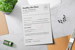 Printable Doctor Excuse Note Canva Editable Template Product Image 3