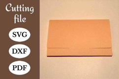 Document storage box template, document folder, folder svg Product Image 1