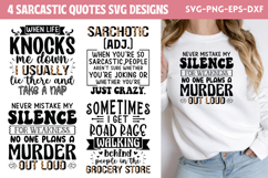 Sarcastic Quotes SVG Product Image 1