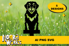 Dog Memorial Garden Stake SVG Product Image 2