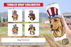Tumbler Dog Patriotic Product Image 1