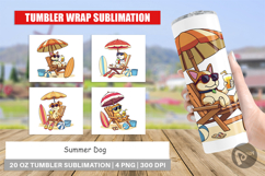 Tumbler Summer Dog Product Image 1