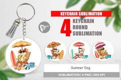 Keychain Summer Dog Product Image 1