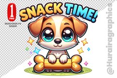 Cute Dog Clipart - PNG File Product Image 1