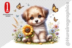Cute Dog Clipart - PNG File Product Image 1