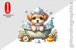 Cute Dog Clipart - PNG File Product Image 1