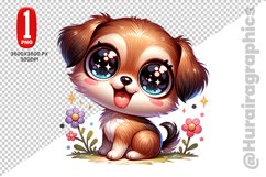 Cute Dog Clipart - PNG File Product Image 1