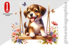 Cute Dog Clipart - PNG File Product Image 1