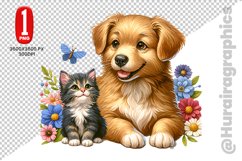 Cute Dog Clipart - PNG File Product Image 1