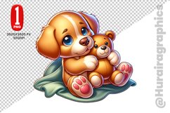 Cute Dog Clipart - PNG File Product Image 1
