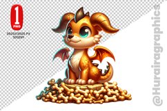 Cute Dog Clipart - PNG File Product Image 1