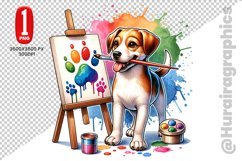 Cute Dog Clipart - PNG File Product Image 1
