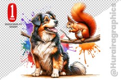 Cute Dog Clipart - PNG File Product Image 1