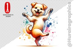 Cute Dog Clipart - PNG File Product Image 1
