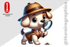 Cute Dog Clipart - PNG File Product Image 1