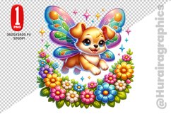 Cute Dog Clipart- PNG File Product Image 1
