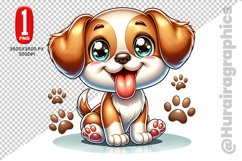 Cute Dog Clipart - PNG File Product Image 1