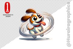 Cute Dog Clipart - PNG File Product Image 1