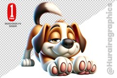 Cute Dog Clipart - PNG File Product Image 1