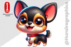 Cute Dog Clipart - PNG File Product Image 1