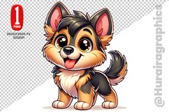 Cute Dog Clipart - PNG File Product Image 1