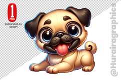 Cute Dog Clipart - PNG File Product Image 1