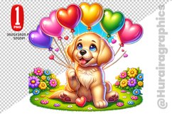 Cute Dog Clipart - PNG File Product Image 1