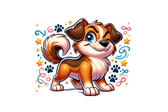 Cute Dog Clipart - PNG File Product Image 1