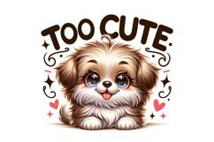 Cute Dog Clipart - PNG File Product Image 1