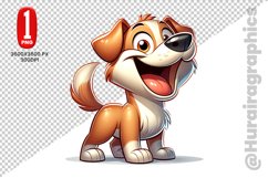 Cute Dog Clipart - PNG File Product Image 1