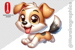 Cute Dog Clipart - PNG File Product Image 1