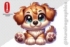 Cute Dog Clipart - PNG File Product Image 1