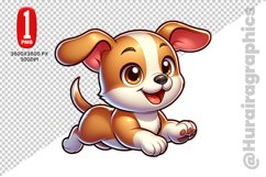 Cute Dog Clipart - PNG File Product Image 1