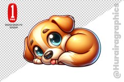 Cute Dog Clipart - PNG File Product Image 1