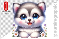 Cute Dog Clipart - PNG File Product Image 1