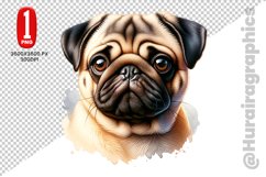Cute Dog Clipart - PNG File Product Image 1