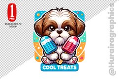 Cute Dog Clipart - PNG File Product Image 1