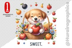 Cute Dog Clipart - PNG File Product Image 1