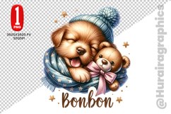 Cute Dog Clipart - PNG File Product Image 1