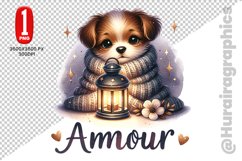 Cute Dog Clipart - PNG File Product Image 1