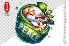 Cute Dog Clipart - PNG File Product Image 1