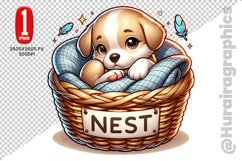 Cute Dog Clipart - PNG File Product Image 1