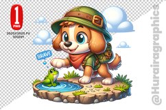 Cute Dog Clipart - PNG File Product Image 1