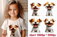 Funny dog clipart, dog sublimation, Jack Russel tearrier Product Image 1