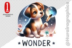 Cute Dog Clipart - PNG File Product Image 1
