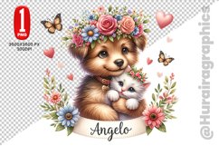 Cute Dog Clipart - PNG File Product Image 1