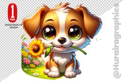 Cute Dog Clipart - PNG File Product Image 1