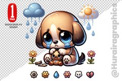 Cute Dog Clipart - PNG File Product Image 1